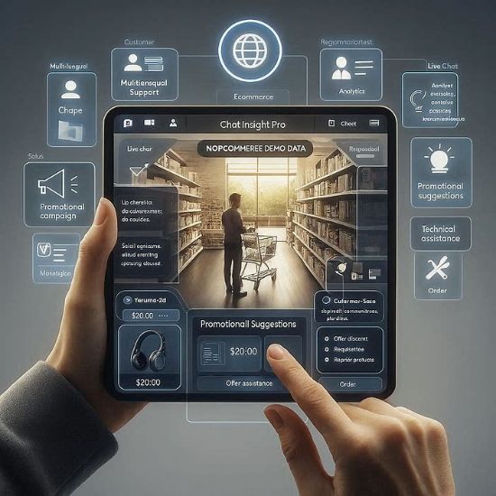 Immagine di CHAT INSIGHT PRO  LIVE – ESPERIENZA SU DATI DEMO AUTOMATICI DI NOPCOMMERCE